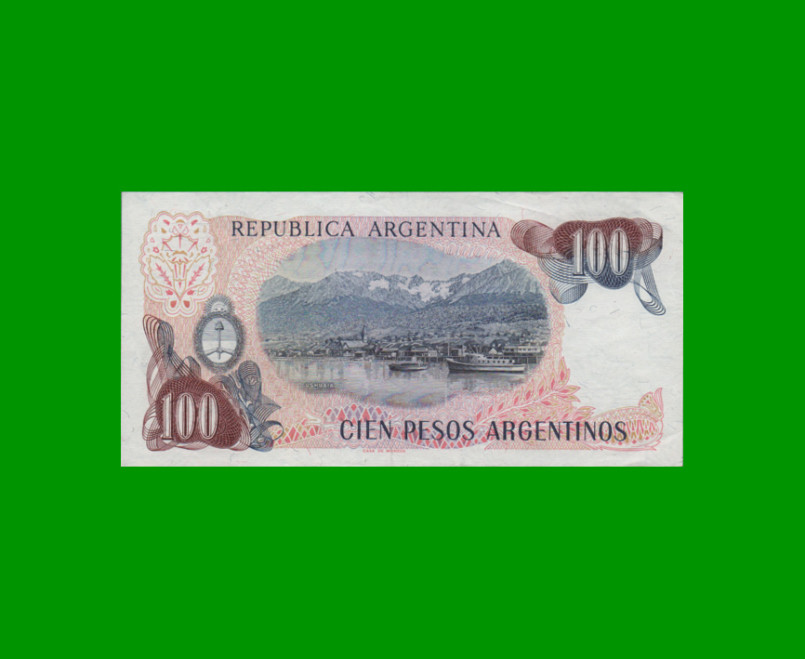 PESOS ARGENTINOS $100,00, BOT 2621, AÑO 1983, ESTADO EXCELENTE.- - Imagen 2