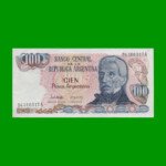 PESOS ARGENTINOS $100,00, BOT 2621, AÑO 1983, ESTADO EXCELENTE.-