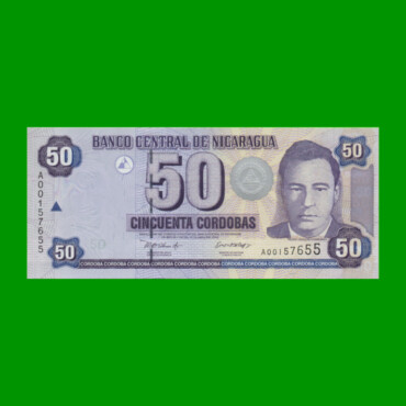 BILLETE DE NICARAGUA 50 CORDOBAS, PICK 193, ESTADO SIN CIRCULAR.-