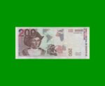 BILLETE DE EL SALVADOR 200 COLONES, PICK 158, AÑO 1999 ESTADO EXCELENTE.-