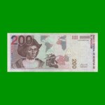BILLETE DE EL SALVADOR 200 COLONES, PICK 158, AÑO 1999 ESTADO EXCELENTE.-