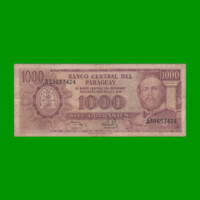 BILLETE DE PARAGUAY 1.000 GUARANIES, PICK 207, ESTADO BUENO+.-