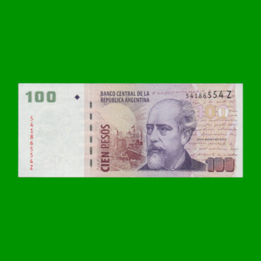 PESOS CONVERTIBLES 2do DISEÑO $100,00, BOT 3757, AÑO 2012, ESTADO SIN CIRCULAR.-