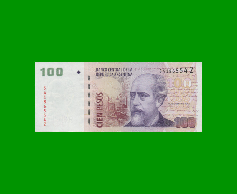 PESOS CONVERTIBLES 2do DISEÑO $100,00, BOT 3757, AÑO 2012, ESTADO SIN CIRCULAR.-