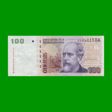 PESOS CONVERTIBLES 2do DISEÑO $100,00, BOT 3761, AÑO 2013, ESTADO EXCELENTE.-