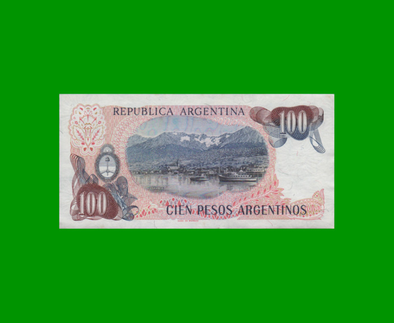 PESOS ARGENTINOS $100,00, BOT 2622, AÑO 1983, ESTADO EXCELENTE+ .- - Imagen 2