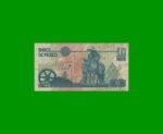 BILLETE DE MEXICO $10,00 NUEVOS PESOS, PICK 99, AÑO 1992, ESTADO BUENO+.- - Imagen 2