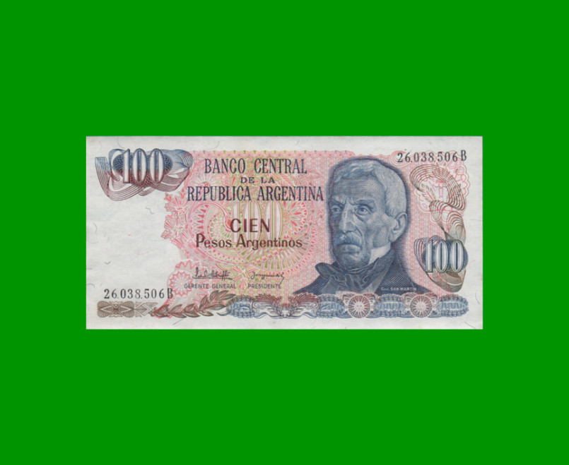 PESOS ARGENTINOS $100,00, BOT 2622, AÑO 1983, ESTADO EXCELENTE+ .-