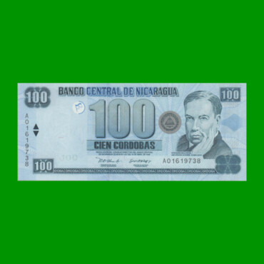 BILLETE DE NICARAGUA 100 CORDOBAS, PICK 194, ESTADO SIN CIRCULAR.-