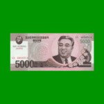 BILLETE DE COREA DEL NORTE 5.000 WON, CONMEMORATIVO, PICK CS17, ESTADO SIN CIRCULAR.-