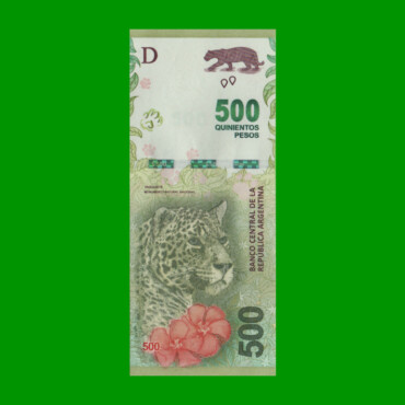 REPOSICION BILLETE CONVERTIBLE TERCER DISEÑO $ 500,00, BOT 5812a, ESTADO EXCELENTE.-