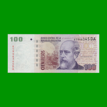 PESOS CONVERTIBLES 2do DISEÑO $100,00, BOT 3761, AÑO 2013, ESTADO SIN CIRCULAR.-
