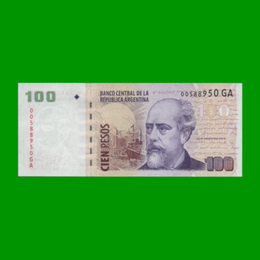 PESOS CONVERTIBLES 2do DISEÑO $100,00, BOT 3764, AÑO 2013, ESTADO SIN CIRCULAR.-