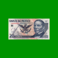 BILLETE DE MEXICO $20,00 PICK 106b, AÑO 1996, ESTADO MUY BUENO.-