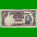 BILLETE DE URUGUAY $1.000,00, PICK 45, SERIE D, ESTADO BUENO+.-