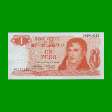 PESOS LEY 18.188 $1,00, BOT 2318a, AÑO 1974, ESTADO SIN CIRCULAR.-