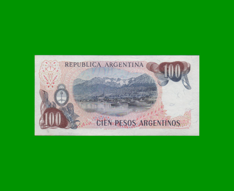 PESOS ARGENTINOS $100,00, BOT 2624, AÑO 1984, ESTADO EXCELENTE+ .- - Imagen 2