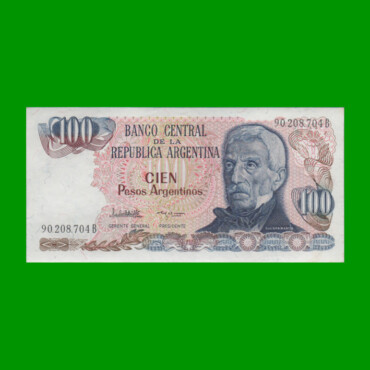 PESOS ARGENTINOS $100,00, BOT 2624, AÑO 1984, ESTADO EXCELENTE+ .-