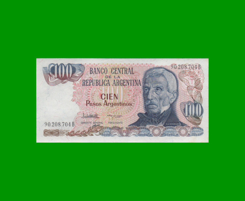 PESOS ARGENTINOS $100,00, BOT 2624, AÑO 1984, ESTADO EXCELENTE+ .-