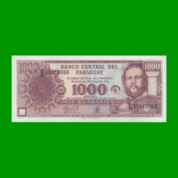 BILLETE DE PARAGUAY 1.000 GUARANIES CONMEMORATIVO, PICK 221, ESTADO SIN CIRCULAR.-