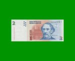 PESOS CONVERTIBLES 2do DISEÑO $2,00, BOT 3232, AÑO 2008, ESTADO SIN CIRCULAR.-