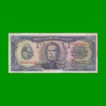 BILLETE DE URUGUAY $50,00, PICK 46, AÑO 1967, SERIE A, ESTADO MUY BUENO- .-