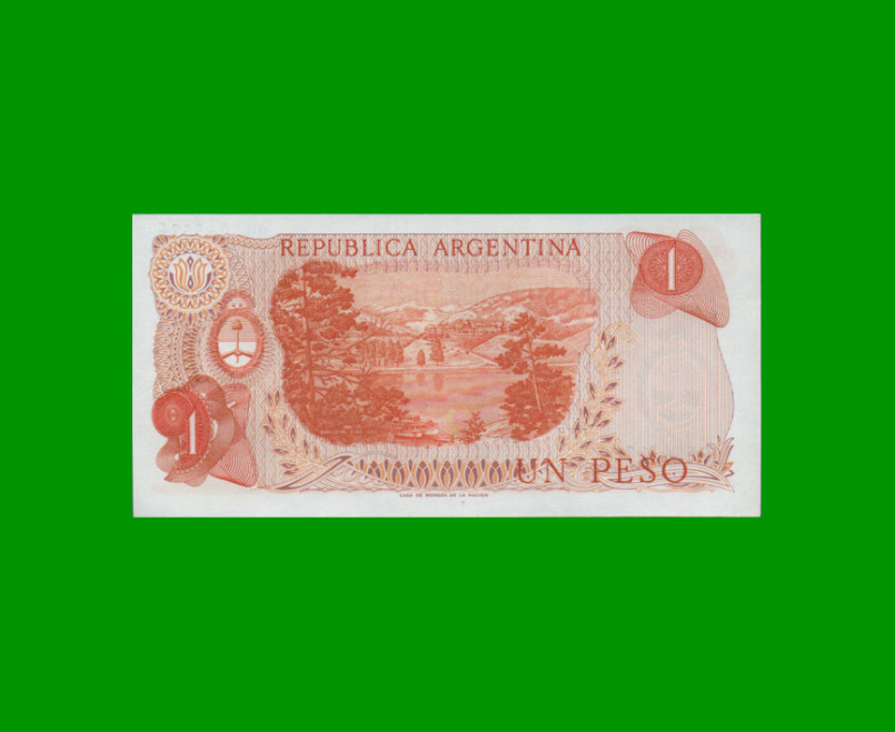 PESOS LEY 18.188 $1,00, BOT 2319, AÑO 1974, ESTADO SIN CIRCULAR.- - Imagen 2