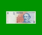 PESOS CONVERTIBLES 2do DISEÑO $2,00, BOT 3202, AÑO 1998, ESTADO EXCELENTE+.-