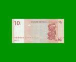 BILLETE DE CONGO 10 FRANCOS, PICK 93, AÑO 2003, ESTADO SIN CIRCULAR.- - Imagen 2