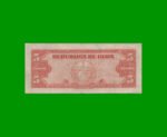 BILLETE DE CUBA $5,00 PICK 78b, AÑO 1950, ESTADO BUENO+.- - Imagen 2