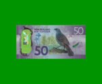 BILLETE DE NUEVA ZELANDA 50 DOLARES, POLYMERO, PICK 194 ESTADO SIN CIRCULAR.- - Imagen 2