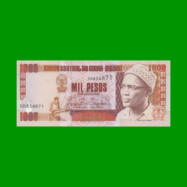 BILLETE DE GUINEA BISSAU 1.000 PESOS, PICK 13b, AÑO 1993, ESTADO SIN CIRCULAR.-