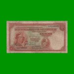 BILLETE DE URUGUAY $1,00, PICK 28b, ESTADO BUENO.-