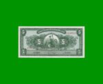 BILLETE DE PERU 5 SOLES, PICK 83, AÑO 1965, ESTADO EXCELENTE- .-