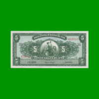 BILLETE DE PERU 5 SOLES, PICK 83, AÑO 1965, ESTADO EXCELENTE- .-