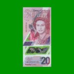 BILLETE DE CARIBE DEL ESTE 20 DOLARES, POLYMERO PICK NEW, ESTADO SIN CIRCULAR.-