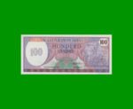 BILLETE DE SURINAM 100 GULDEN PICK 128b AÑO 1985 ESTADO SIN CIRCULAR.-