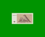 BILLETE DE LITUANIA 10 TALONAS, PICK 40, AÑO 1992 ESTADO SIN CIRCULAR.-