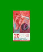 BILLETE DE SUIZA HIBRIDO, 20 FRANCOS, PICK 76, ESTADO SIN CIRCULAR.-