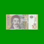 BILLETE DE SERBIA 10 DINARA, PICK 46, AÑO 2006 ESTADO SIN CIRCULAR.-