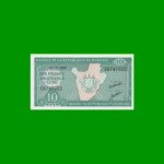 BILLETE DE BURUNDI 10 FRANCOS, PICK 33e, AÑO 2007 ESTADO SIN CIRCULAR.-