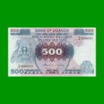 BILLETE DE UGANDA 500 SHILLINGS, PICK 25, AÑO 1986 ESTADO SIN CIRCULAR.-