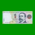 PESOS CONVERTIBLES 1er DISEÑO $1,00, BOT 3001, AÑO 1992, ESTADO SIN CIRCULAR.-