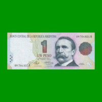 PESOS CONVERTIBLES 1er DISEÑO $1,00, BOT 3001, AÑO 1992, ESTADO SIN CIRCULAR.-