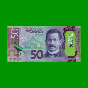 BILLETE DE NUEVA ZELANDA 50 DOLARES, POLYMERO, PICK 194 ESTADO SIN CIRCULAR.-
