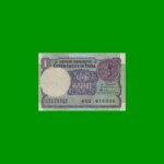 BILLETE DE INDIA 1 RUPIA, PICK 78b, ESTADO MUY BUENO+ .-