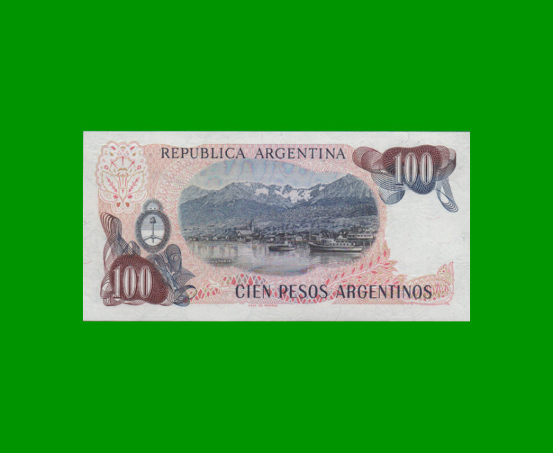 PESOS ARGENTINOS $100,00, BOT 2624, AÑO 1984, ESTADO SIN CIRCULAR.- - Imagen 2