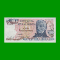 PESOS ARGENTINOS $100,00, BOT 2624, AÑO 1984, ESTADO SIN CIRCULAR.-