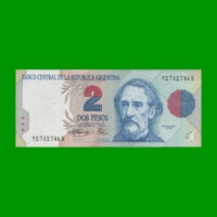 PESOS CONVERTIBLES 1er DISEÑO $2,00, BOT 3018, AÑO 1996, ESTADO EXCELENTE.-