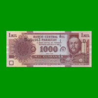BILLETE DE PARAGUAY 1.000 GUARANIES, PICK 222b, AÑO 2005, ESTADO SIN CIRCULAR.-